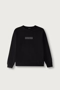 Napapijri bluza dziecięca z bawełną B-NEW BOX LOGO C W czarna NP0A8B3K9411