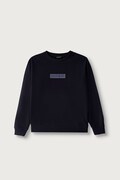 Napapijri bluza dziecięca z bawełną B-NEW BOX LOGO C W granatowa NP0A8B3K1761