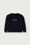 Napapijri bluza dziecięca z bawełną B-NEW BOX LOGO C W granatowa NP0A8B3K1761