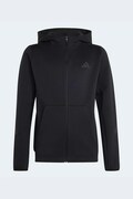 adidas mikina na zips detská s bavlnou čierna KR6639