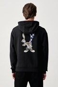 Iceberg bluza z kapturem męska z bawełną czarna E060 6317