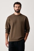 Nike bluza treningowa męska 24.7 Impossibly Soft Dri-FIT brązowa HQ6964.212