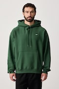 Nike Sportswear mikina s kapucňou pánska s bavlnou Solo Swoosh zelená HV1082.323