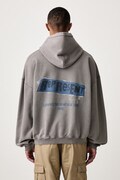 Represent bluza z kapturem bawełniana męska szara MLM101070