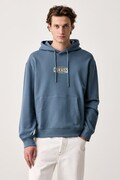 Guess Jeans кофта з капюшоном чоловіча бавовняна блакитна M6BQ12 K5459