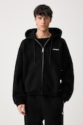 Carhartt WIP Hooded Ebbert Jacket bluza z bawełną męska czarna I037114