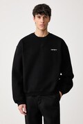 Carhartt WIP Ebbert Sweat bluza z bawełną męska czarna I037113