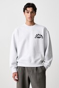 Carhartt WIP Arch Script Sweat sweatshirt with cotton Men's gray I037266