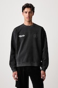 Filling Pieces суичър от памук мъжки черен 422630501387