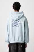 Filling Pieces bluza z kapturem bawełniana męska niebieska 422632501387