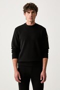 Colmar bluza z kapturem męska z bawełną czarna 62000004.1WX