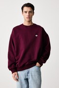 adidas Originals bluza męska z bawełną Trefoil Essentials bordowa LL1046