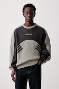 adidas Originals Cutline Chunky Knit sweter bawełniany męski zielony KQ9490