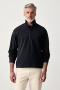 BOSS bluza męska z dodatkiem wełny P-Stimmann granatowa 50569735