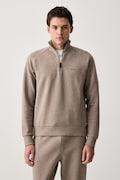 BOSS Green hanorac pentru bărbați cu bumbac Sweat maro 50565306