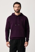 Under Armour bluza z kapturem męska z bawełną Essential Fleece fioletowa 1373880.526