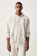 Under Armour μπλούζα με κουκούλα ανδρική με βαμβάκι Icon λευκή 6013470