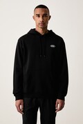 Under Armour bluza z kapturem męska z bawełną Rival czarna 6013448