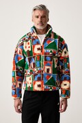Napapijri bluza polarowa męska Fleece multicolor NP0A8AO4FXE1