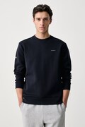 Hackett London bluza męska z bawełną granatowa HM5800132