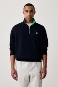 Tommy Jeans bluza męska z bawełną granatowa DM0DM23605