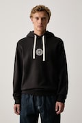 Armani Exchange bluza z kapturem męska bawełniana z elastanem szara XM002912 AF26047
