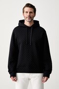 Armani Exchange суичър с качулка мъжки с памук тъмносин XM002903 AF10818