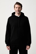 Armani Exchange суичър с качулка мъжки с памук черен XM002903 AF10818