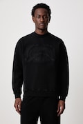 C.P. Company bluza bawełniana męska czarna 21CMSS174A006453O