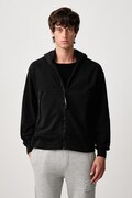 C.P. Company bluza rozpinana męska bawełniana czarna 21CMSS032A005835M