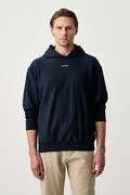 Calvin Klein суичър с качулка мъжки с памук тъмносин LV04LH216G