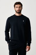 Trussardi bluza męska bawełniana granatowa G8488000252N