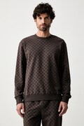 Joop! bluza męska z bawełną brązowa 30105535