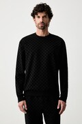 Joop! bluza męska z bawełną czarna 30105535