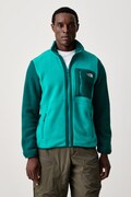 The North Face mikina na zips pánska flísová Yumiori tyrkysová NF0A883RSE41