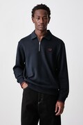Fred Perry bluza męska bawełniana granatowa M2426