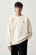 Fred Perry bluza męska bawełniana beżowa M3495