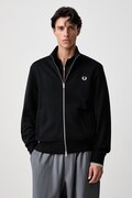 Fred Perry bluza rozpinana męska bawełniana czarna J3340