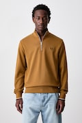 Fred Perry bluza męska bawełniana brązowa M3574