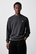 Fred Perry bluza męska bawełniana szara M7535