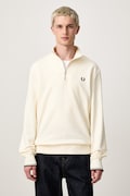 Fred Perry bluza męska bawełniana beżowa M3574