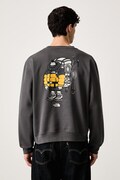 The North Face dukserica za muškarce s pamukom Gear up Relaxed siva NF0A8JB5RHI1