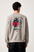 The North Face dukserica za muškarce s pamukom Gear up Relaxed bež NF0A8JB52MB1