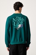 The North Face bluza męska z bawełną Retro zielona NF0A8JAFN4J1