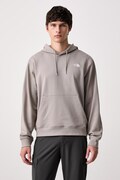The North Face mikina s kapucňou pánska s bavlnou Essential béžová NF0A8FX92MB1