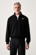 The North Face mikina pánska s bavlnou Essential čierna NF0A8FD8JK31