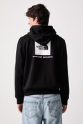 The North Face μπλούζα με κουκούλα ανδρική με βαμβάκι Evolution μαύρη NF0A8CWPJK31