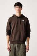 The North Face bluza z kapturem męska z bawełną Evolution brązowa NF0A8CWMNMF1