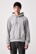 The North Face mikina s kapucňou pánska s bavlnou Evolution sivá NF0A8CWMCQO1