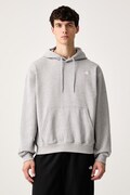 The North Face μπλούζα με κουκούλα ανδρική με βαμβάκι Essential γκρί NF0A8CW7CQO1